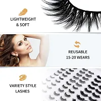 Lele 3 D false eyelashes set of 10 Pair eyelashes-thumb4