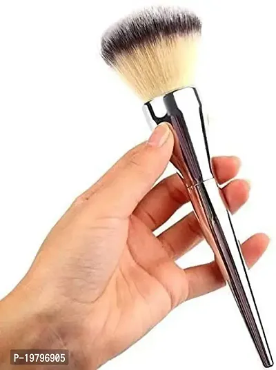 Lele? Face Blush,Powder Makeup Brush (Silver)