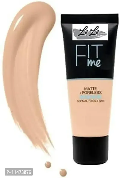 lele MATTE+PORELESS OIL FREE MAKEUP LIQUID FOUNDATI FOUNDATION FOR GIRLS AND WOMEN BEST FOUNDATION MAKEUP Foundation (pack of 1