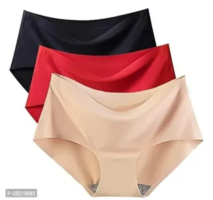 Stylish Silk Panties For Women Pack of 3-thumb0