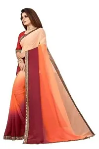 Stylish Fancy Designer Georgette Saree With Blouse Piece For Women-thumb1