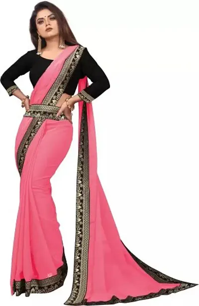 Stylish Fancy Designer Georgette Saree With Blouse Piece For Women