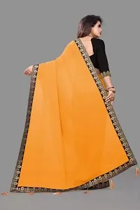 Stylish Fancy Designer Georgette Saree With Blouse Piece For Women-thumb1