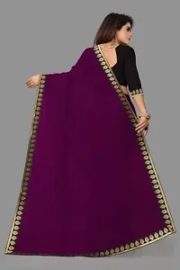 Stylish Fancy Designer Georgette Saree With Blouse Piece For Women-thumb1