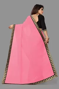 Stylish Fancy Designer Georgette Saree With Blouse Piece For Women-thumb1