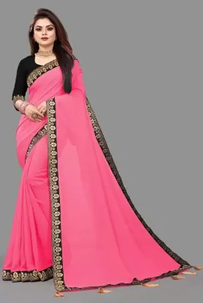 Stylish Fancy Designer Georgette Saree With Blouse Piece For Women