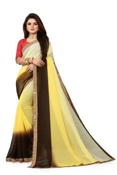 Best Selling Georgette Saree with Blouse piece 