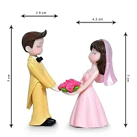 Pairs Wedding Doll Decoration Romantic Gift Desktop Decor Gifts For Car Wedding Bride Groom Statues Anniversary Figure Wedding Cake Figurines Wedding Couple-thumb1