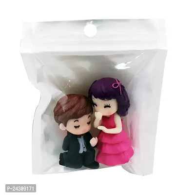 Lovers Proposing Style Couple Miniature Fingurine Decorative Showpiece For Girlfriend Boyfriend-thumb3