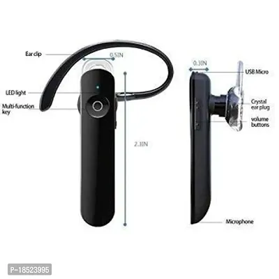 Bluetooth Truly Wireless In Ear Earbuds With Mic Single Earpiece K1, Single Ear For All Smartphones-thumb2