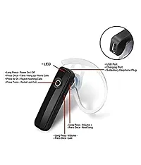 Bluetooth Truly Wireless In Ear Earbuds With Mic Single Earpiece K1, Single Ear For All Smartphones-thumb3