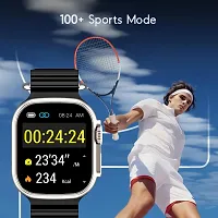 boast S8 Ultra Watch 49mm Latest Bluetooth Calling Series 8 AMOLED High Resolution with All Sports Features  Health Tracker, 5 Days Long Wireless Charging Battery, Bluetooth Unisex Smart Watch Black-thumb4