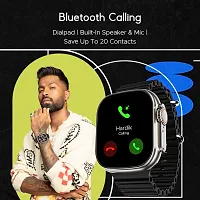 boast S8 Ultra Watch 49mm Latest Bluetooth Calling Series 8 AMOLED High Resolution with All Sports Features  Health Tracker, 5 Days Long Wireless Charging Battery, Bluetooth Unisex Smart Watch Black-thumb3