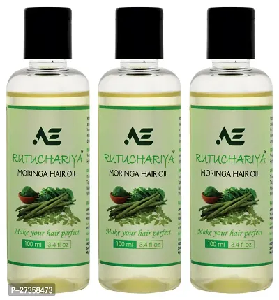 Moringa Hair Oil With Natural Moringa Extract  (combo-3)