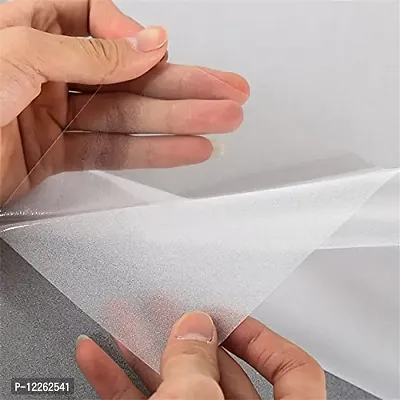 SUPERFAB? Privacy Window Film Frosted Glass Film Static Cling Glass Film No Glue Anti-UV Window Sticker Non Adhesive for Privacy Office Meeting Room Bathroom Living Room-thumb4