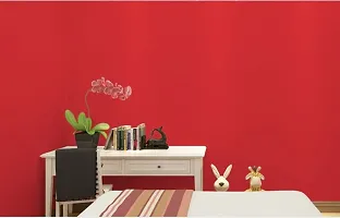 SUPERFAB? Red Matte Contact Paper Waterproof Peel and Stick Wallpaper Roll Waterproof Counter top Contact Paper for Kitchen Cabinets Back Splash Furniture Desk Counter Size 24 inch X 64 inches-thumb4