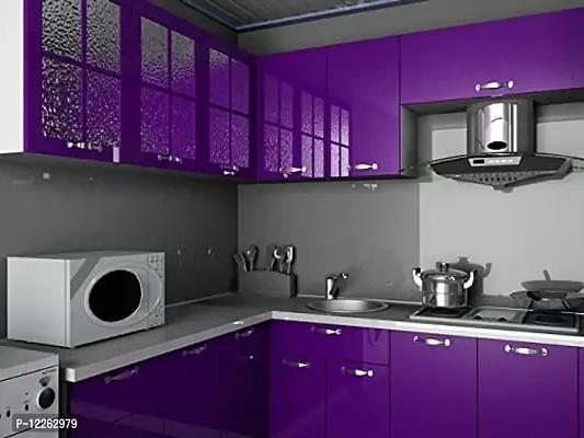 SUPERFAB? Purple Glocy Contact Paper Waterproof Peel and Stick Wallpaper Roll Waterproof Countertop Contact Paper for Kitchen Cabinets Backsplash Furniture Desk Counter Size 24 inch X 56 inches-thumb4