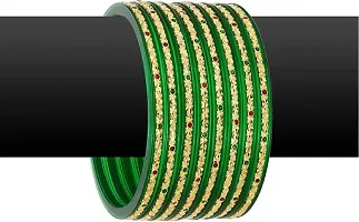 CIJ Nx Chintamani Plastic Gold Plated Bangle Set-thumb1