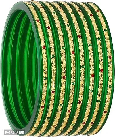 CIJ Nx Chintamani Plastic Gold Plated Bangle Set