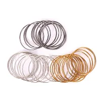 Gold-Plated Gold Plated Bangles set for Women's  Girl's (Pack of 36)-thumb2