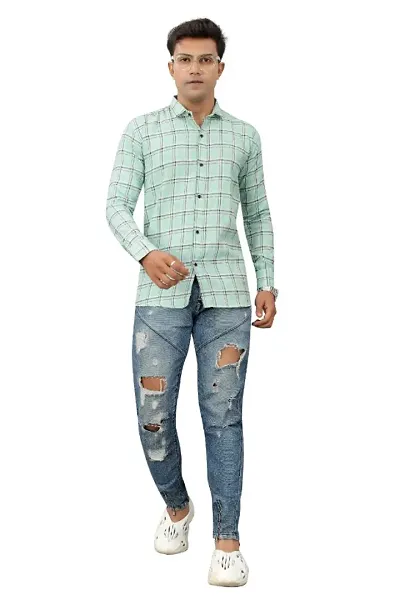 Classic Checked Casual Shirts for Men