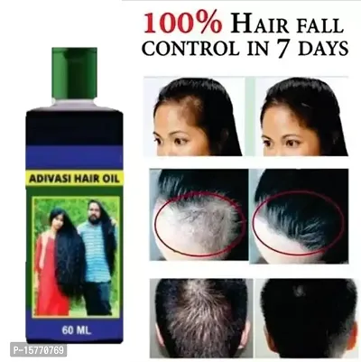 Natural Adivasi Hair oil | Adivasi Oil | Neelambari |Baal badane ka dawai | - Long Hair - Hair Regrowth Hair Oil pack 1-thumb0