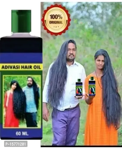 Adivashi Ayurvedic Hair Growth Oil with 15 days result 60ml pack of 1-thumb0