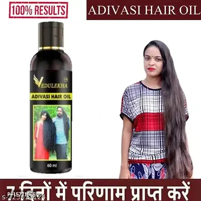 VEDULEKHA Hair Regrowth Hair Oil with Goodness of Bhringraj and Loki, Oil Hair ( 100 % Ayurvedic) (60 ml) Pack 1