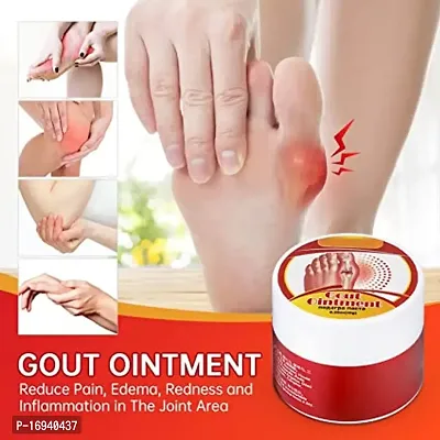 Portable Gout Ointment Herbal Toe Knee Joint Pain Relief Massage Cream - 100 GRAM-thumb0