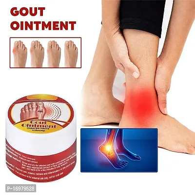Portable Gout Ointment Herbal GOUT 1  Toe Knee Joint Pain Relief Massage Cream New - 100 GRAM-thumb0