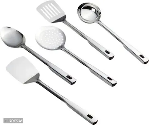 New Trend Stainless Steel Ladle (Pack of 5)