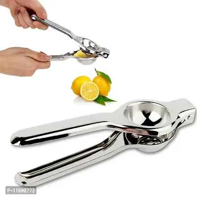 Apro Stainless Steel Lemon Lime Squeezer with High Strength, Manual Hand Citrus Press Lime Juicer with Heavy Duty Design