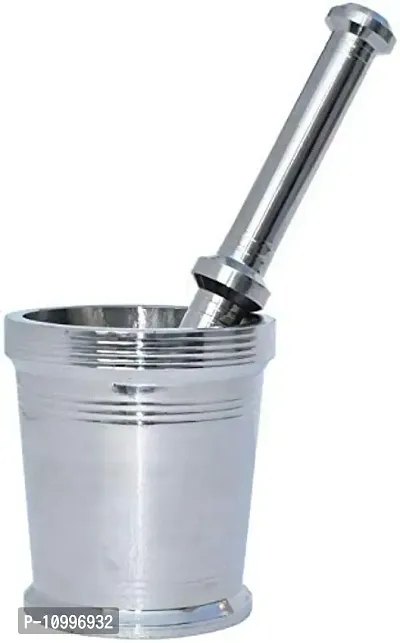 New Trend Aluminum Mortar and Pestle Khalbatta Okhali Musal imandasta Kharal for Multipurpose-thumb4