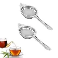 New Trend Single Net Strainer/Chalni with Long Handle for Tea & Coffee - Pack of 3-thumb2