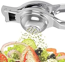 New Trend Steel Hand Juicer 2 In 1 Lemon Squeezer Stainless Steel Hand Juicer (Silver)-thumb4