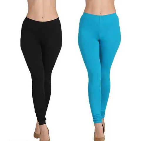 Stylish Solid And Leggings For Women- Pack of 2