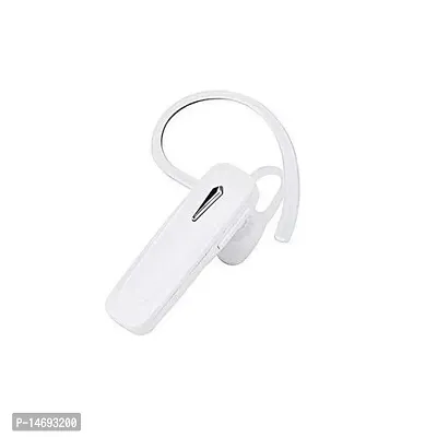 Alpha Bt Single Ear In-Ear Bluetooth Headset Bluetooth Headset Bluetooth Headsetnbsp;nbsp;(White, True Wireless)