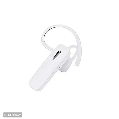 Stylish Fancy Alpha Bt Single Ear In-Ear Bluetooth Headset Bluetooth Headset Bluetooth Headsetnbsp;nbsp;(White, True Wireless)