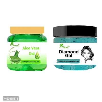Dimond gel and Alovera gel for skin 100 gm each