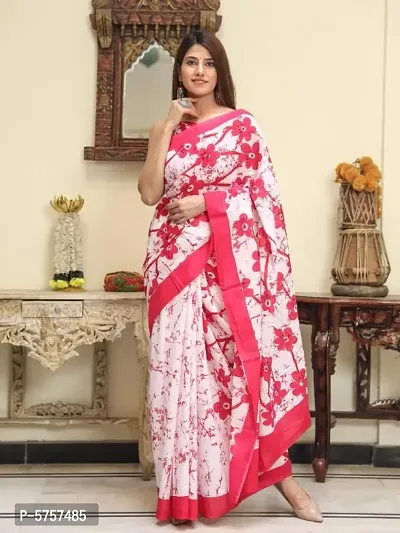 Jaipuri Print Pure Cotton Mulmul Saree – theFabvilla.com