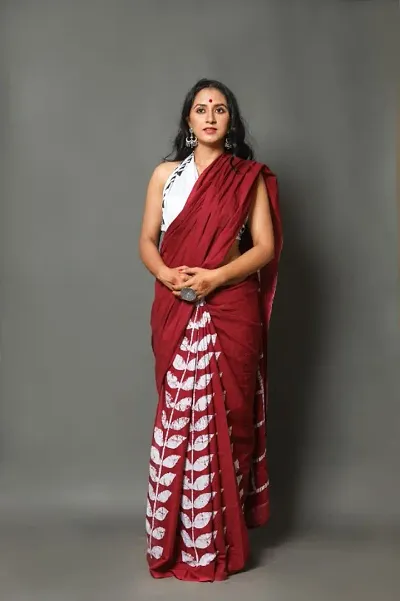 Best Selling Printed Multicolor Cotton Sarees