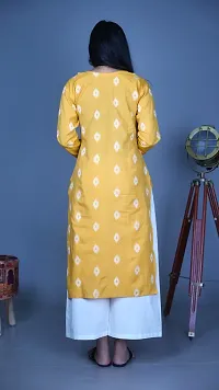 Stylish Cotton Embroidered Kurta with Pallazo for women-thumb3