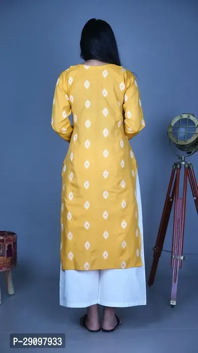 Stylish Cotton Embroidered Kurta with Pallazo for women-thumb4