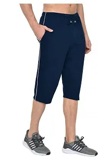 DIWAZZO Solid Men Three Fourths Track Pant for Men and Boys-thumb3