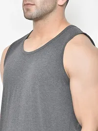 DIWAZZO Mens Cotton Vest Crafted with Bio Washed Cotton- Pack of 3-thumb3