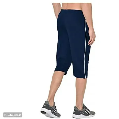 DIWAZZO Solid Men Three Fourths Track Pant for Men and Boys-thumb3