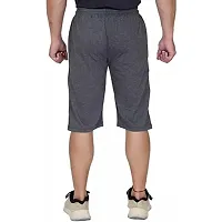 DIWAZZO Solid Men Three Fourths Track Pant for Men and Boys-thumb1