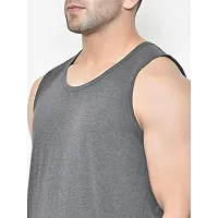 DIWAZZO Mens Cotton Vest Crafted with Bio Washed Cotton- Pack of 3-thumb3