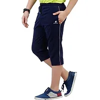 DIWAZZO Solid Men Three Fourths Track Pant for Men and Boys-thumb1