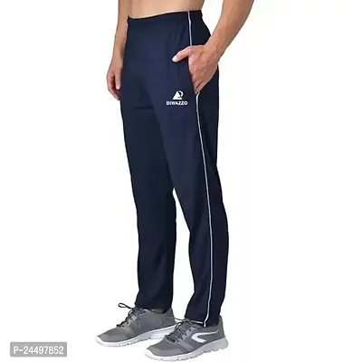 DIWAZZO Regular Solid Track Pants for Men and Boys (Small, Grey::DarkBlue)-thumb3